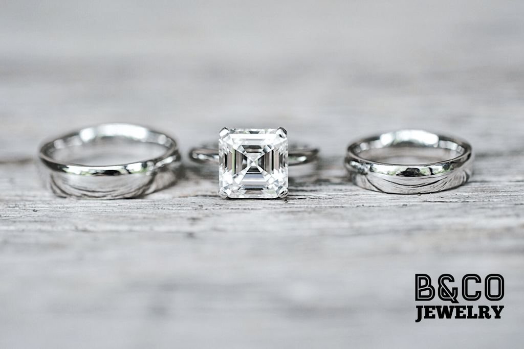 B&Co Jewelry Asscher Set