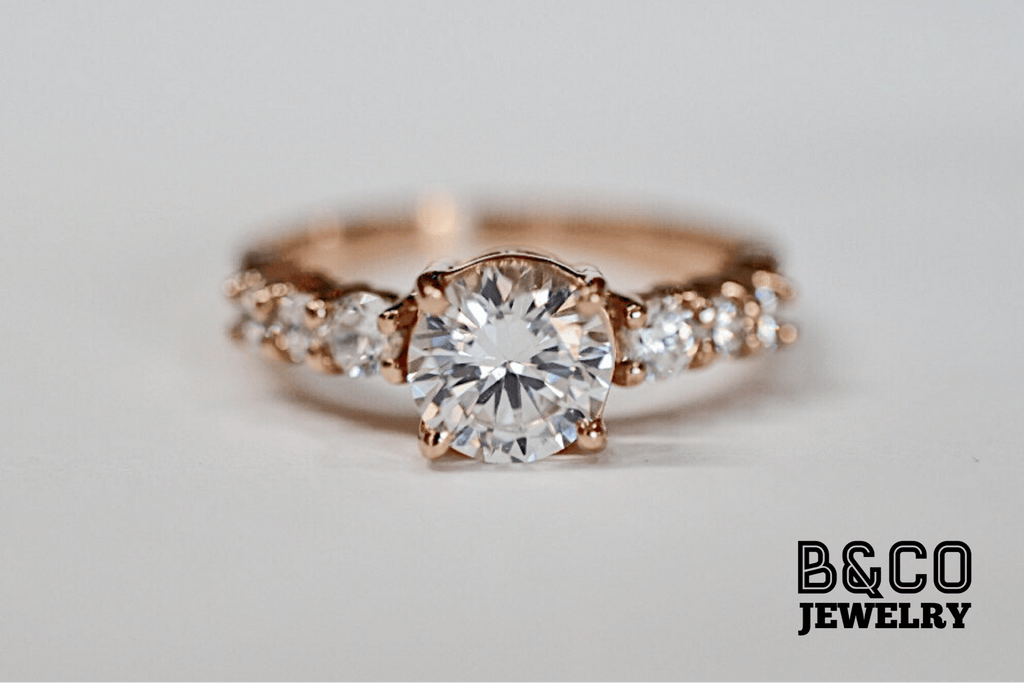 B&Co Jewelry Engagement Ring 1.5ct Slovenia Engagement Ring