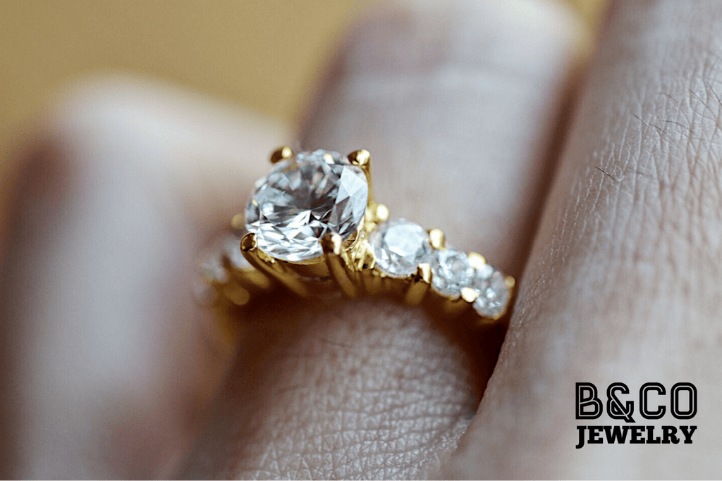 B&Co Jewelry Engagement Ring 1.5ct Slovenia Engagement Ring
