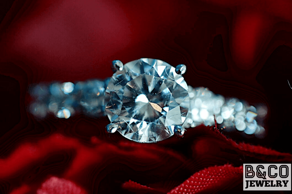 B&Co Jewelry Engagement Ring 1.5ct Slovenia Engagement Ring