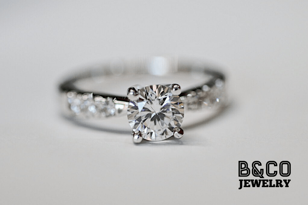 B&Co Jewelry Engagement Ring 1ct Athens Engagement Ring
