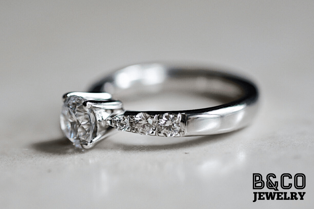 B&Co Jewelry Engagement Ring 1ct Athens Engagement Ring