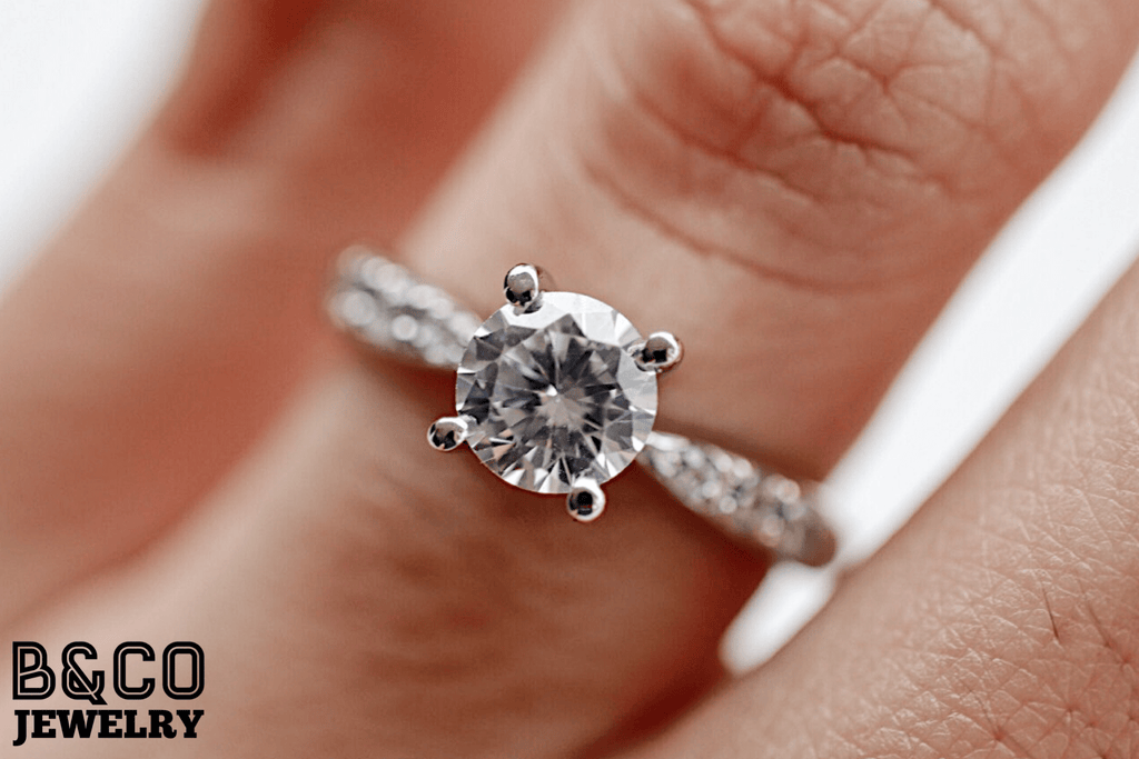 B&Co Jewelry Engagement Ring 1ct Athens Engagement Ring
