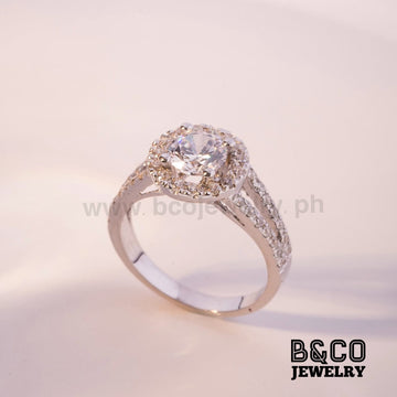 B&Co Jewelry Engagement Ring 1ct Helsinki Halo Engagement Ring