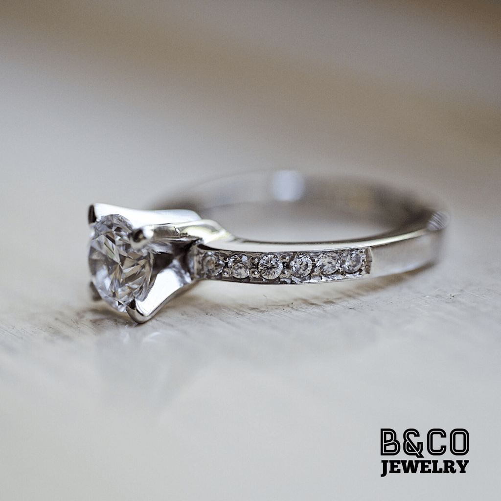 B&Co Jewelry Engagement Ring 1ct Portree Engagement Ring