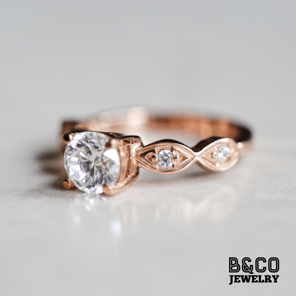 B&Co Jewelry Engagement Ring 1ct Riga Engagement Ring
