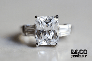 B&Co Jewelry Engagement Ring 3ct Louvre Engagement Ring