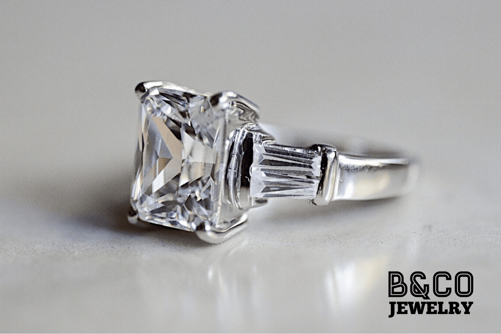 B&Co Jewelry Engagement Ring 3ct Louvre Engagement Ring