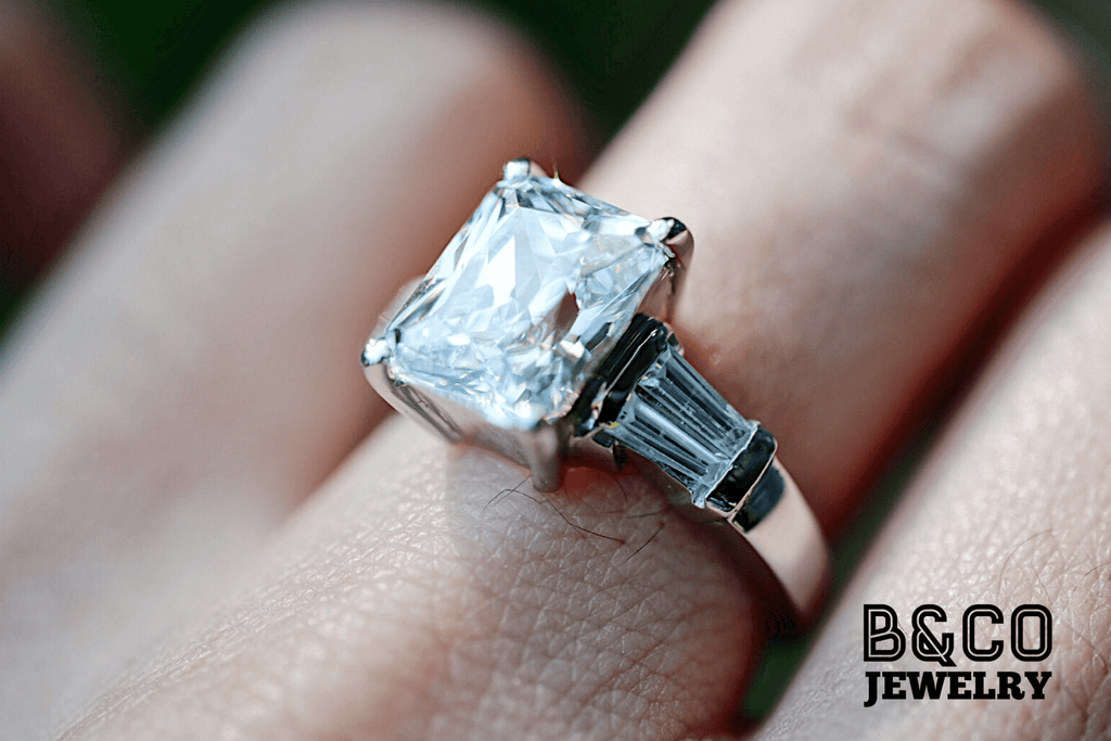 B&Co Jewelry Engagement Ring 3ct Louvre Engagement Ring