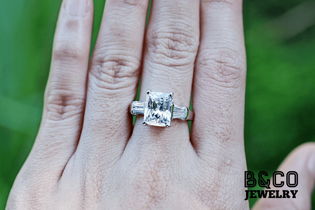 B&Co Jewelry Engagement Ring 3ct Louvre Engagement Ring