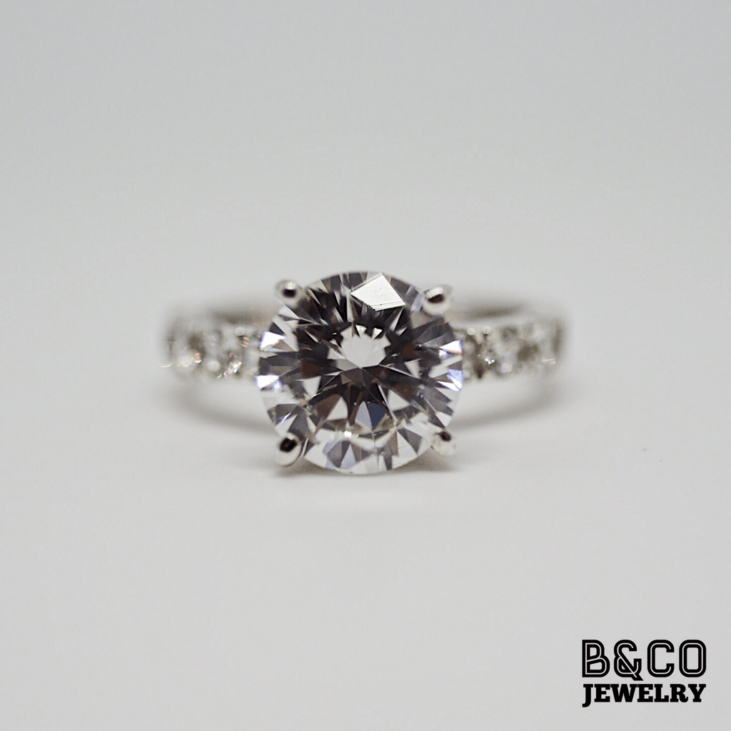 B&Co Jewelry Engagement Ring 3ct Milan Engagement Ring
