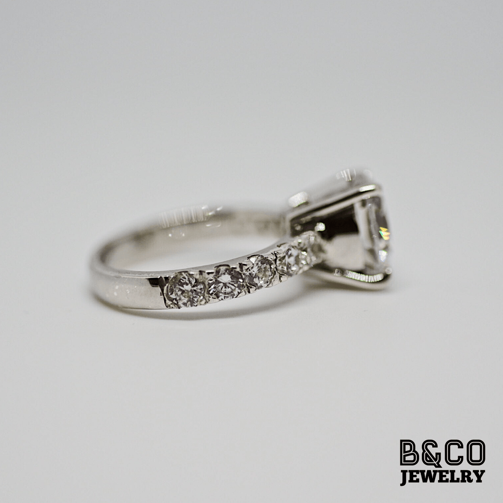 B&Co Jewelry Engagement Ring 3ct Milan Engagement Ring