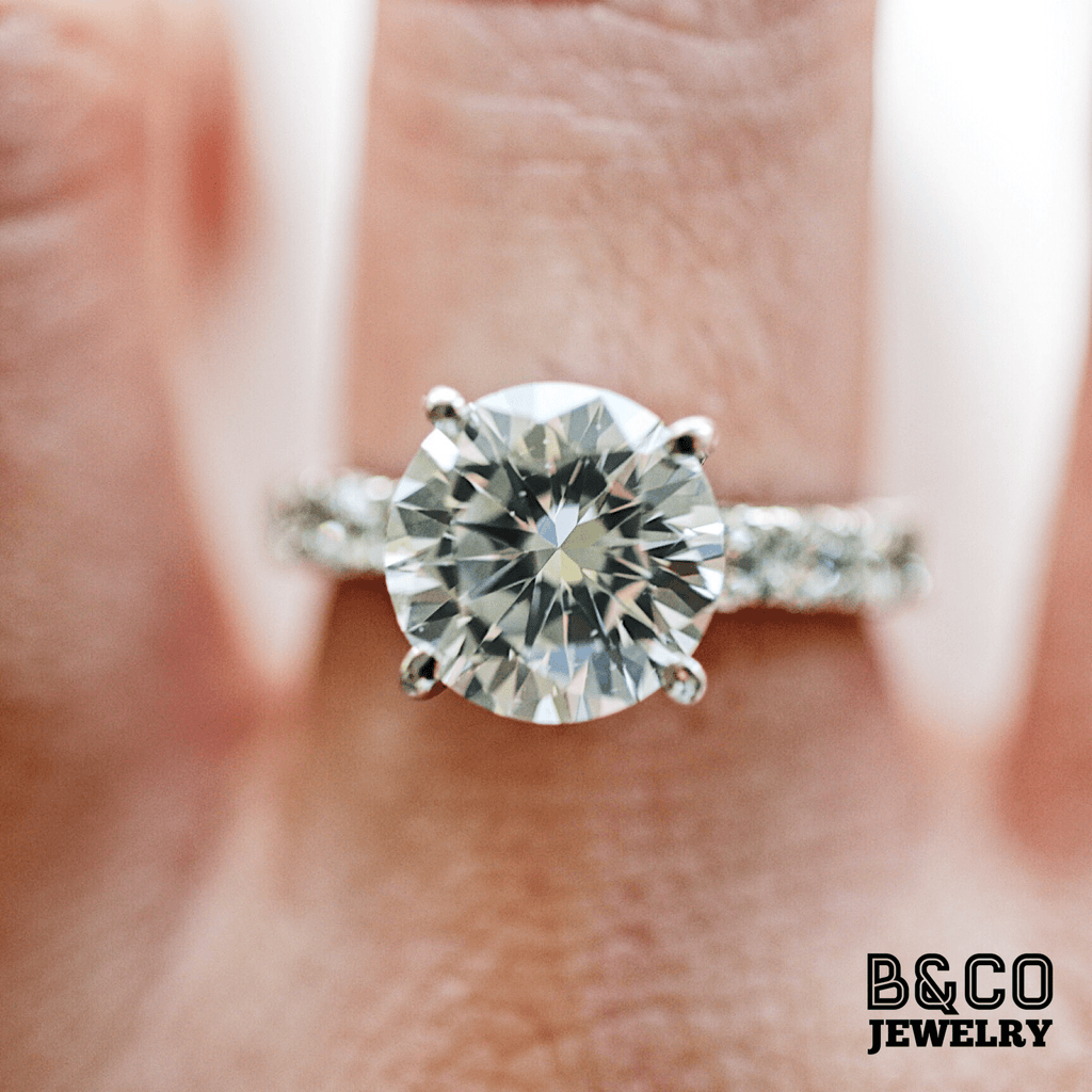 B&Co Jewelry Engagement Ring 3ct Milan Engagement Ring
