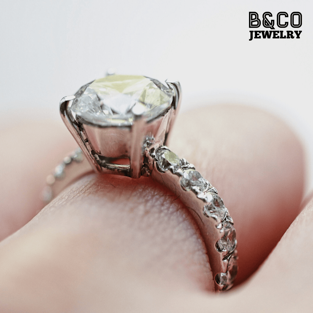 B&Co Jewelry Engagement Ring 3ct Milan Engagement Ring