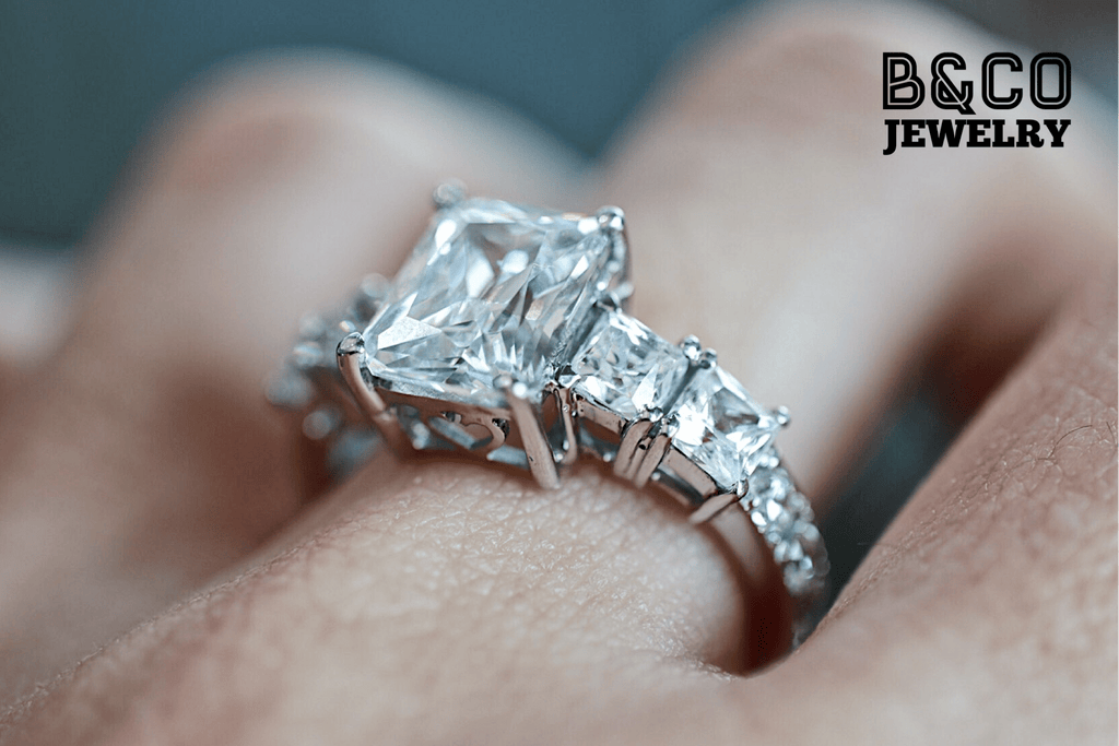 B&Co Jewelry Engagement Ring 3ct Picasso Engagement Ring