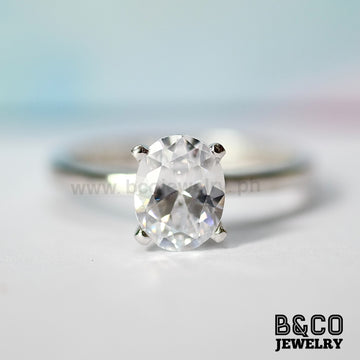 B&Co Jewelry Engagement Ring Oval Engagement Ring