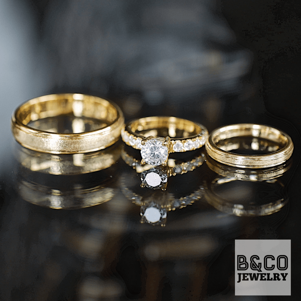 Princess Cut Halo Diamond Ring Set | 2.50 Ct F VS1 GIA – Kingofjewelry.com