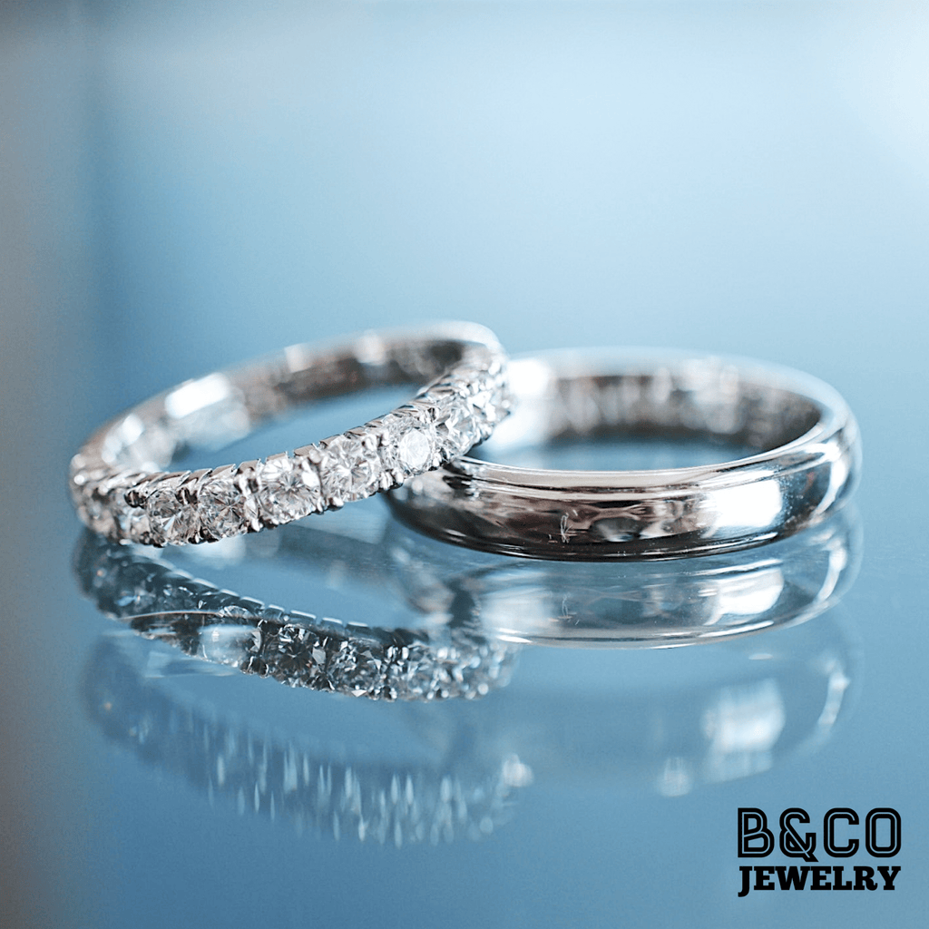 B&Co Jewelry Wedding Ring Minimalist Tres Wedding Rings
