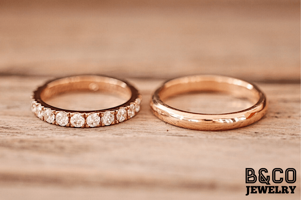 B&Co Jewelry Wedding Ring Minimalist Uno Wedding Rings